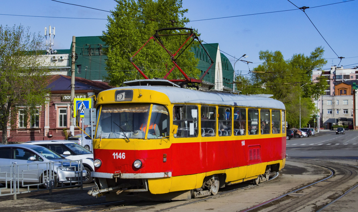 Барнаул. Tatra T3SU №1146