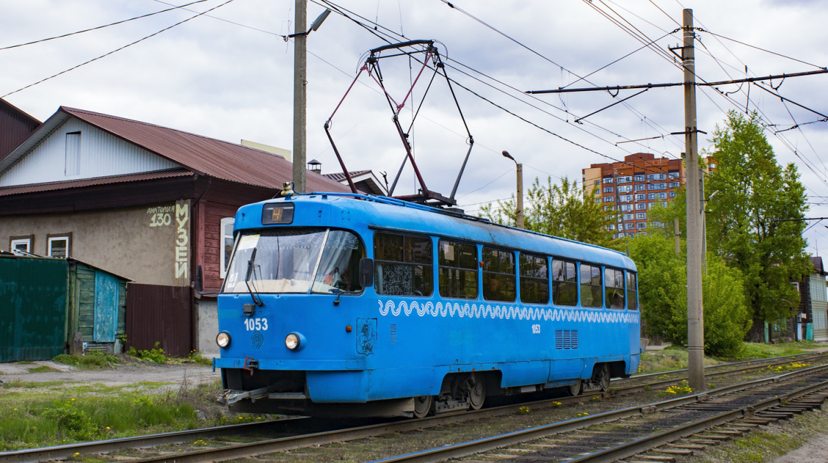 Барнаул. Tatra T3 (МТТЧ) №1053