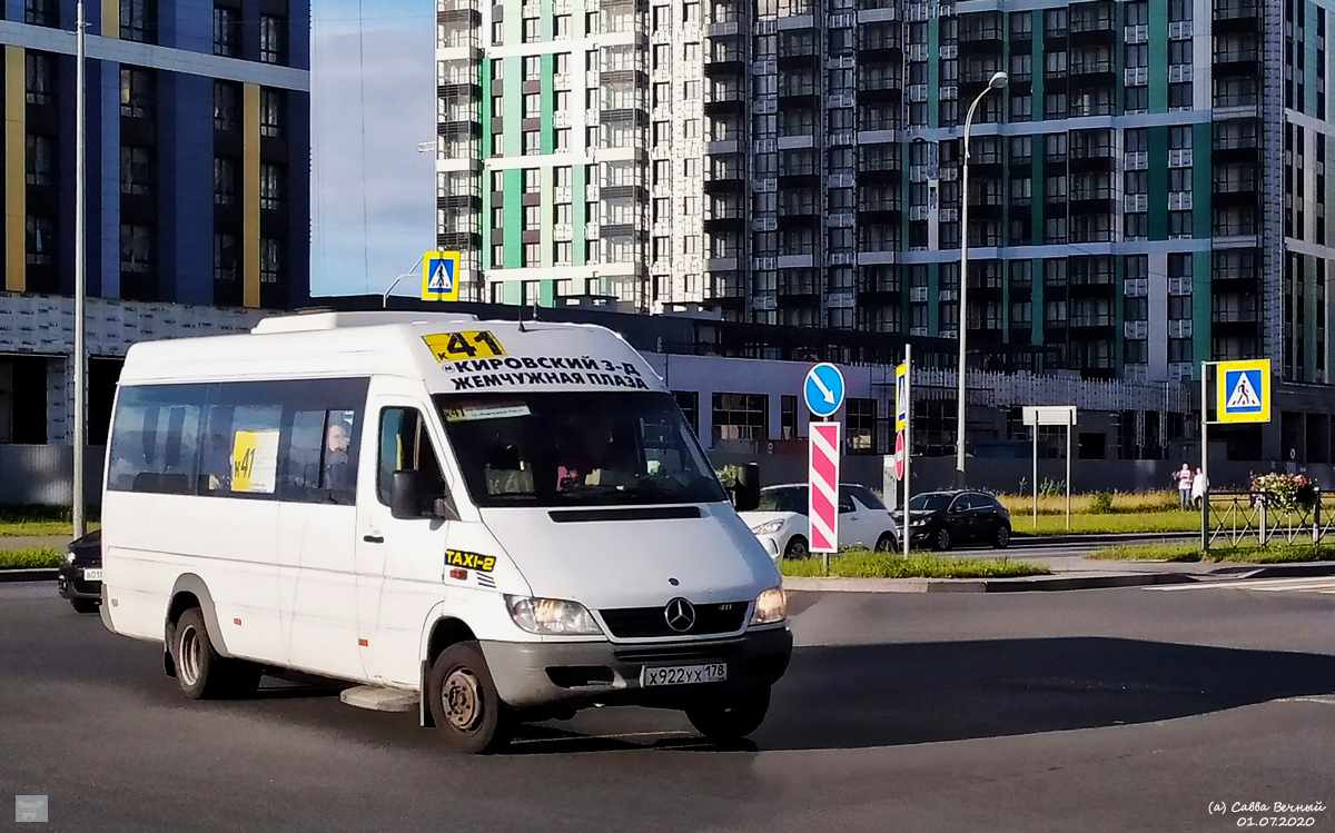 Санкт-Петербург. Луидор-223206 (Mercedes-Benz Sprinter) х922ух