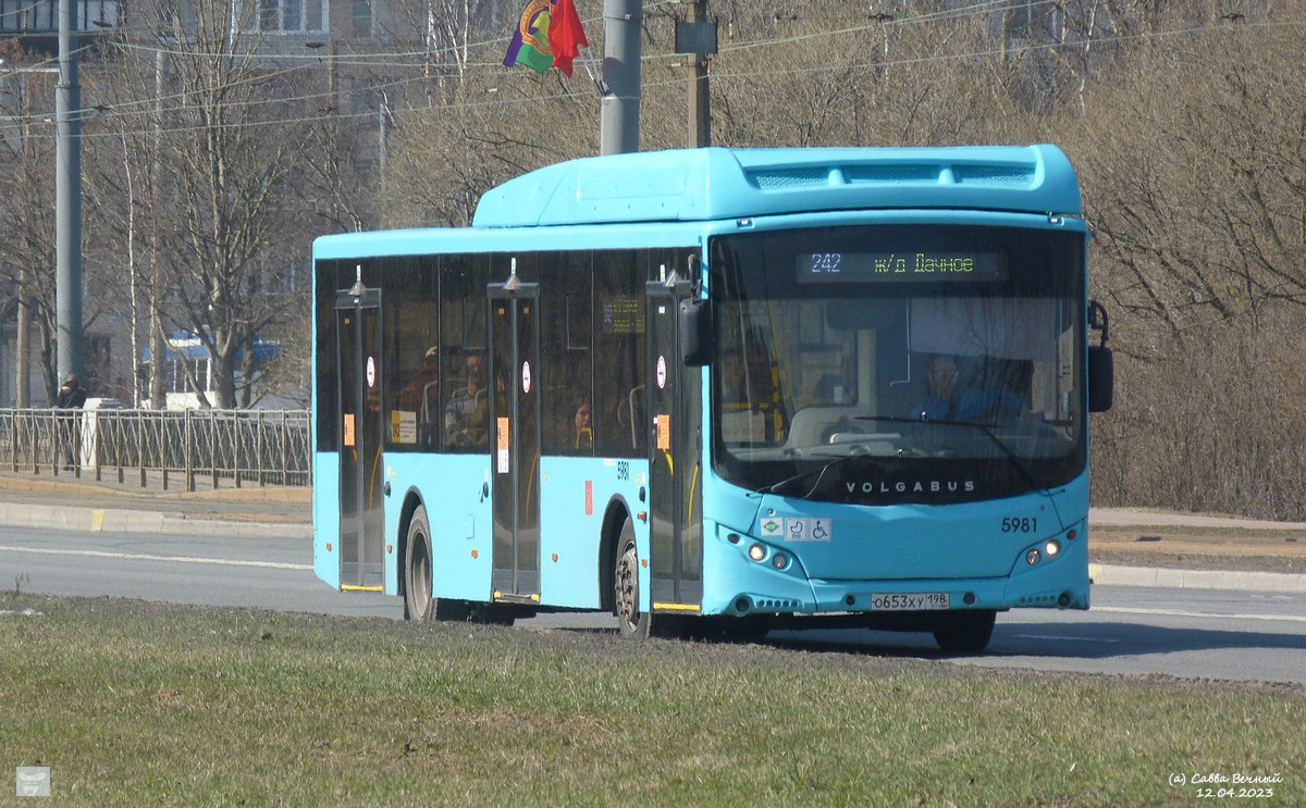 Санкт-Петербург. Volgabus-5270.G2 (CNG) о653ху