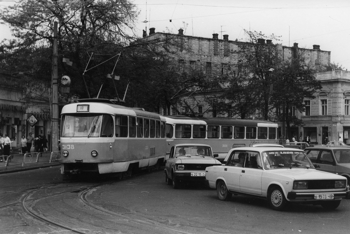 Одесса. Tatra T3 (двухдверная) №3028, Tatra T3 (двухдверная) №3138