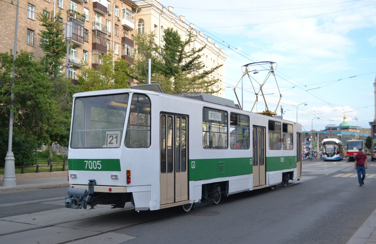 Москва. Tatra T7B5 №7005