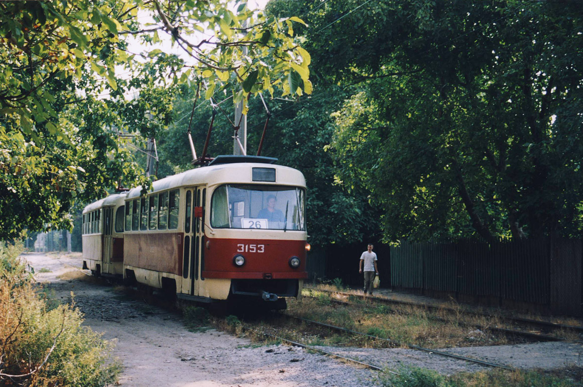 Одесса. Tatra T3 (двухдверная) №3153, Tatra T3 (двухдверная) №3152