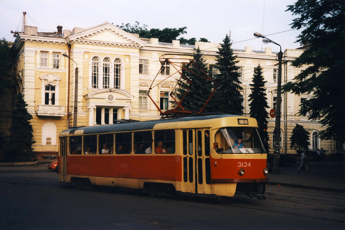 Одесса. Tatra T3 (двухдверная) №3134