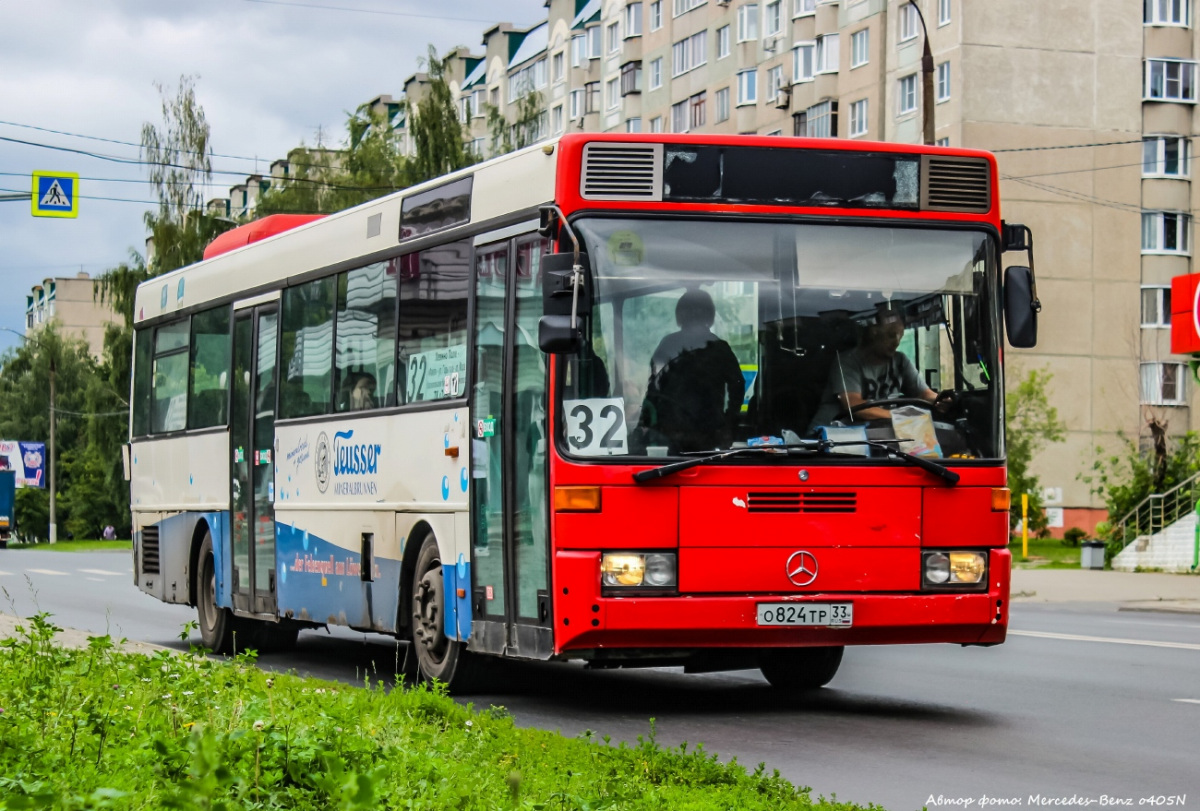 Mercedes-Benz O405 № о824тр 33 - Владимир, автобус - Твой Транспорт