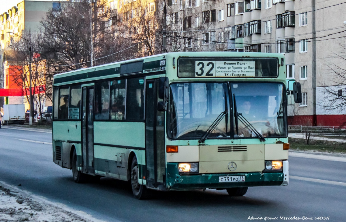 Mercedes-Benz O405 с791ро - Владимир - Фото №279674 - Твой Транспорт