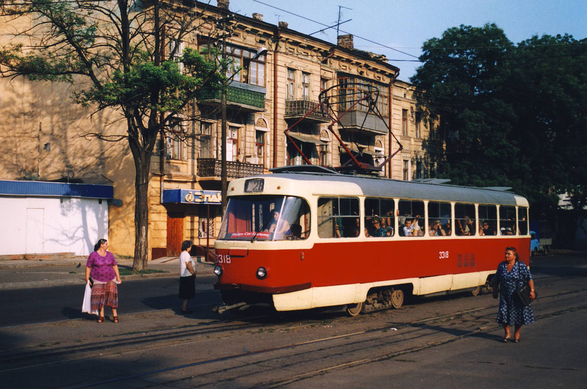 Одесса. Tatra T3SU №3318