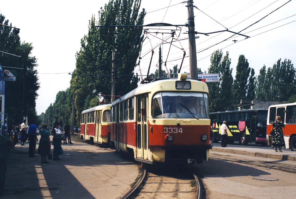 Одесса. Tatra T3SU №3334, Tatra T3SU №3335
