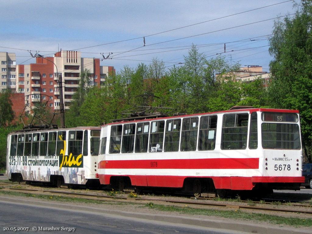 Санкт-Петербург. ЛМ-68М №5681, ЛМ-68М №5678