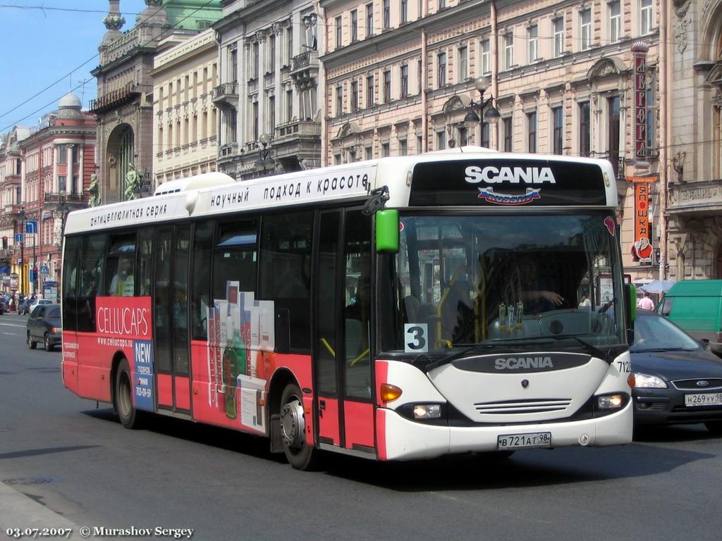 Санкт-Петербург. Scania OmniLink CL94UB в721ат