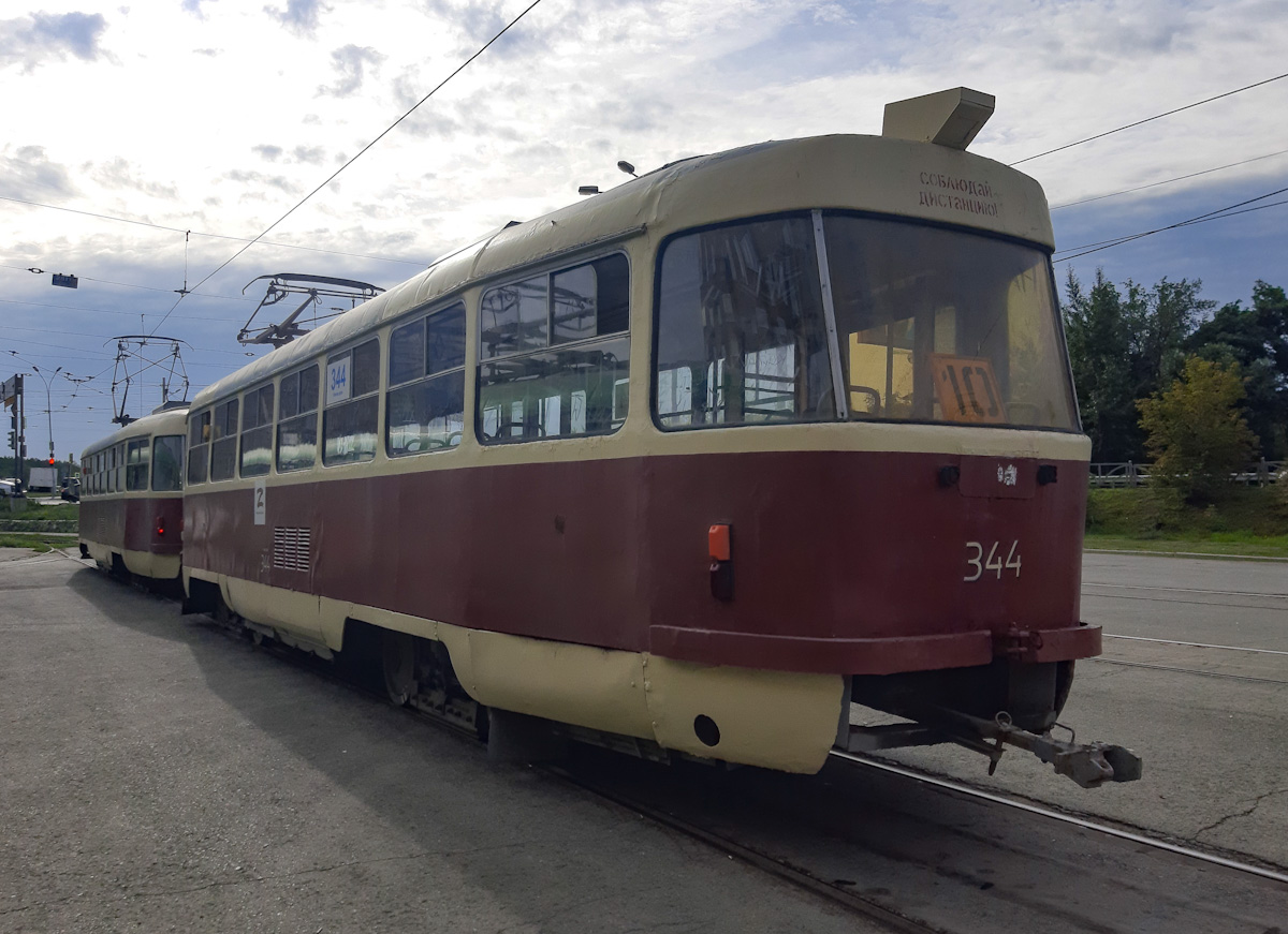 Екатеринбург. Tatra T3SU №343, Tatra T3SU №344