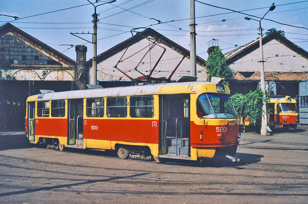Одесса. Tatra T3SU №3287, Tatra T3SU №5001