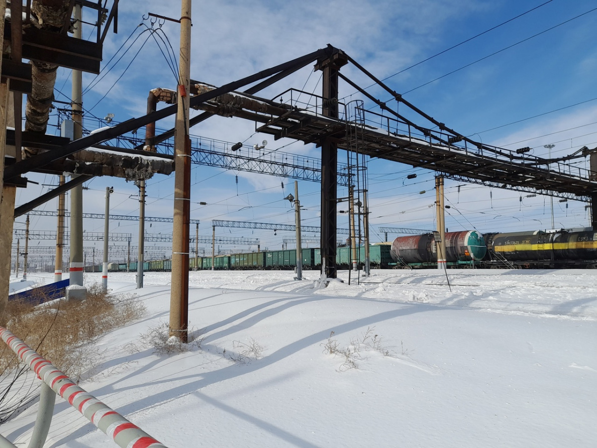 Станция Никель, вид в сторону станций Орск-Новый Город и Круторожино - Орск  - Фото №286080 - Твой Транспорт