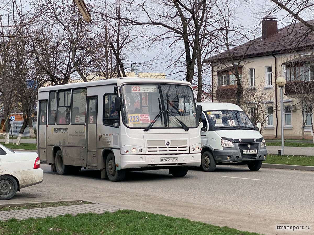 ПАЗ-320302-11 в263ер, ГАЗель (все модификации) м699ху - Минеральные Воды -  Фото №287995 - Твой Транспорт