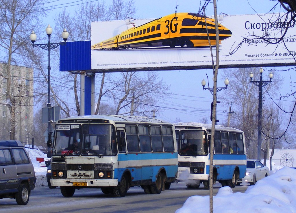 Хабаровск. ПАЗ-3205-110 аа422