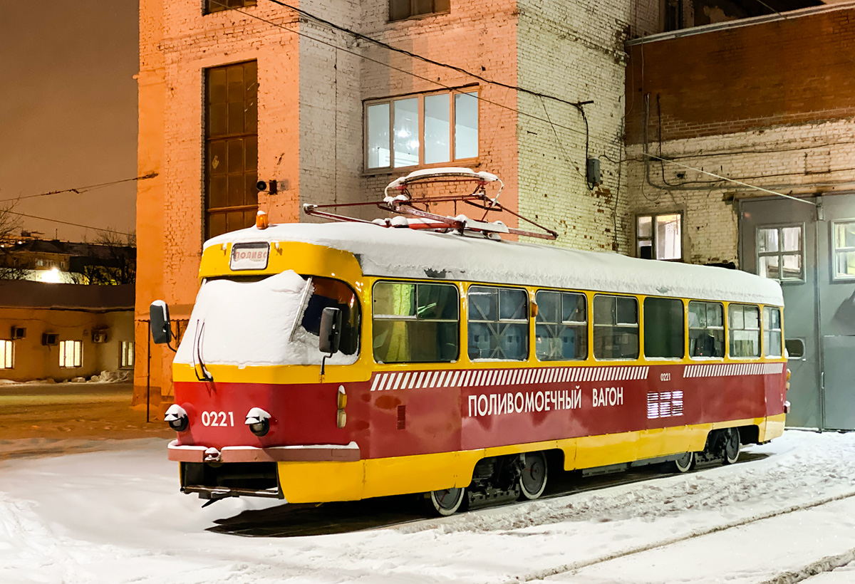 Москва. Tatra T3SU №0221