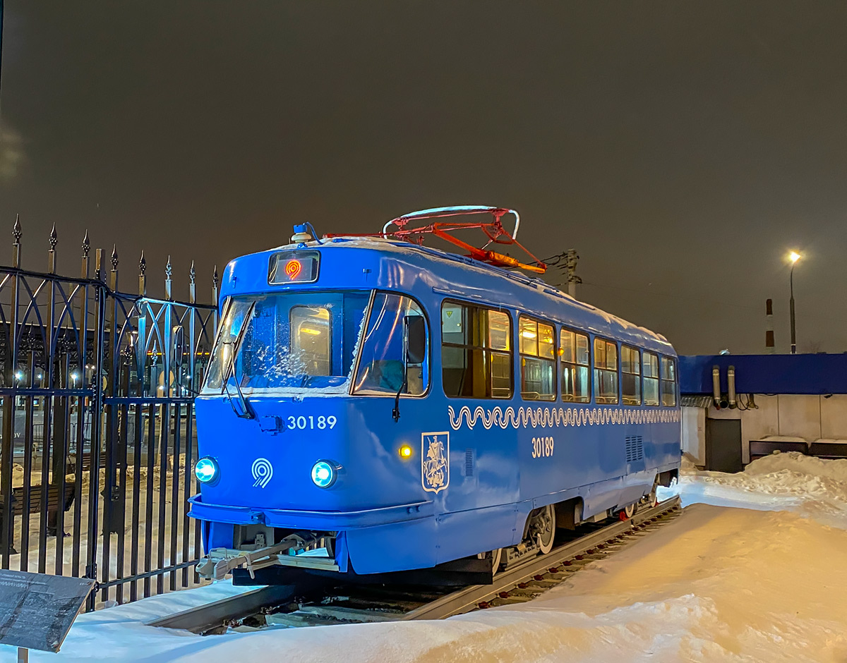 Москва. Tatra T3 (МТТЧ) №30189