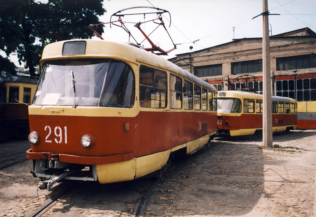 Запорожье. Tatra T3 (двухдверная) №291, Tatra T3 (двухдверная) №319