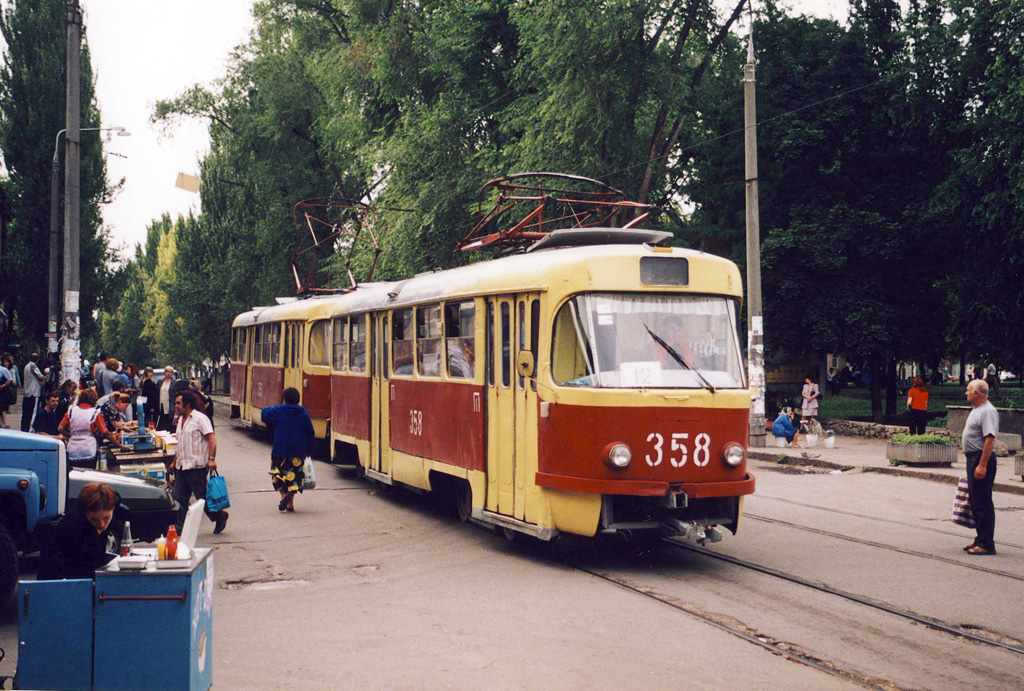 Запорожье. Tatra T3SU №358, Tatra T3SU №359
