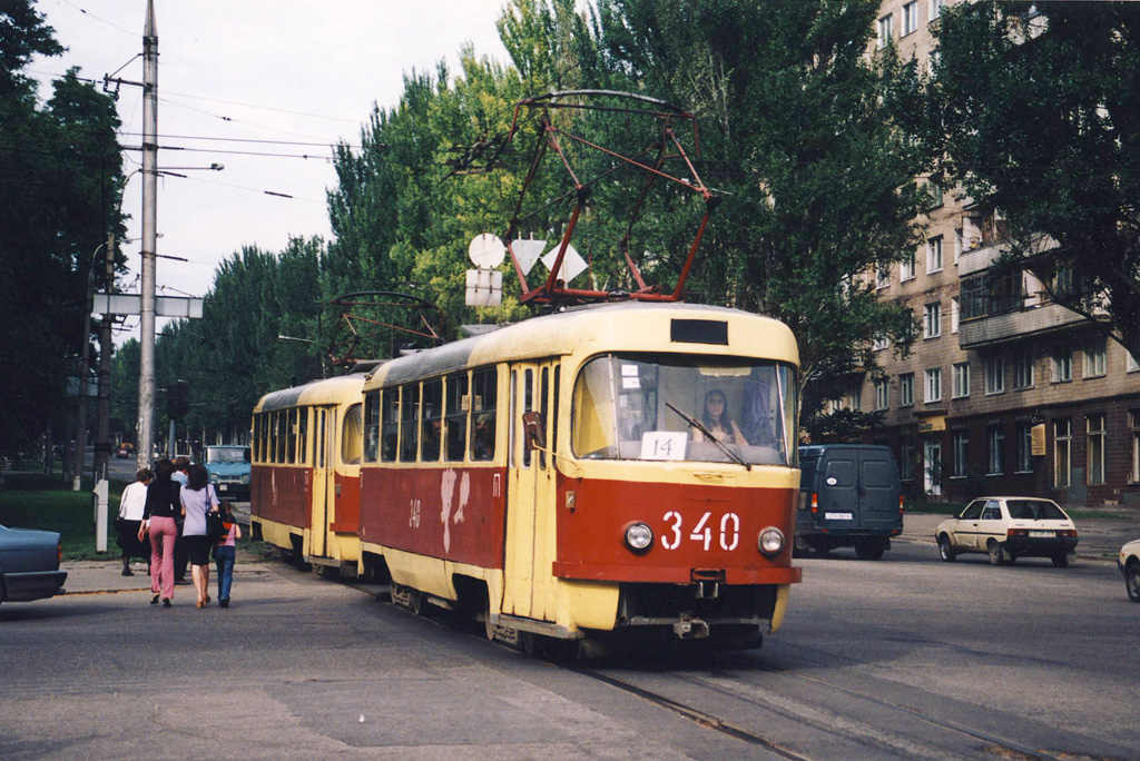 Запорожье. Tatra T3 (двухдверная) №340, Tatra T3 (двухдверная) №341