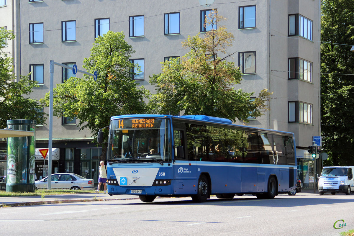 Хельсинки. Volvo 8700LE XUO-347