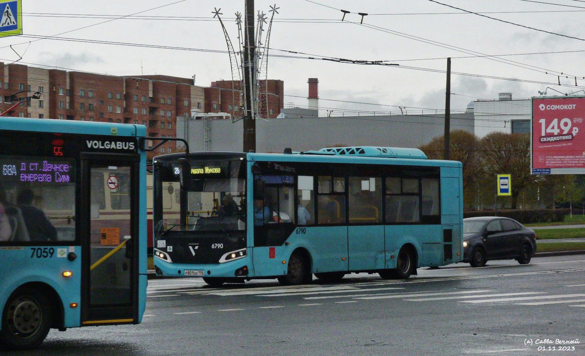 Санкт-Петербург. Volgabus-4298.G4 (LNG) р801ок, Volgabus-4298.G4 (LNG) р707то