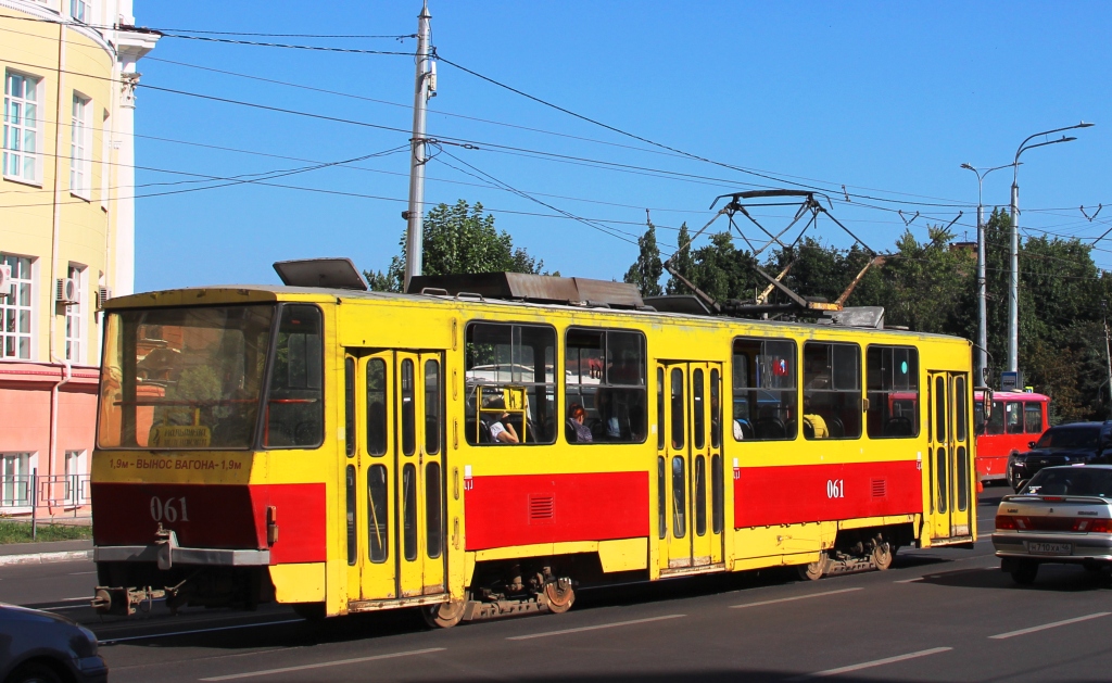 Курск. Tatra T6B5 (Tatra T3M) №061
