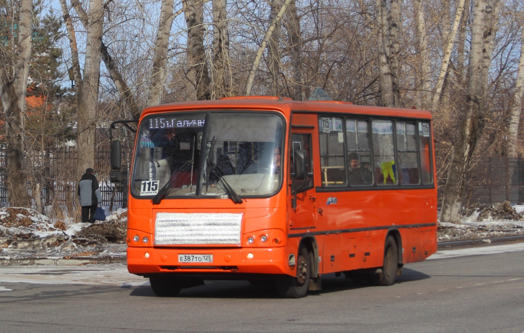 Комсомольск-на-Амуре. ПАЗ-320402-05 е387то