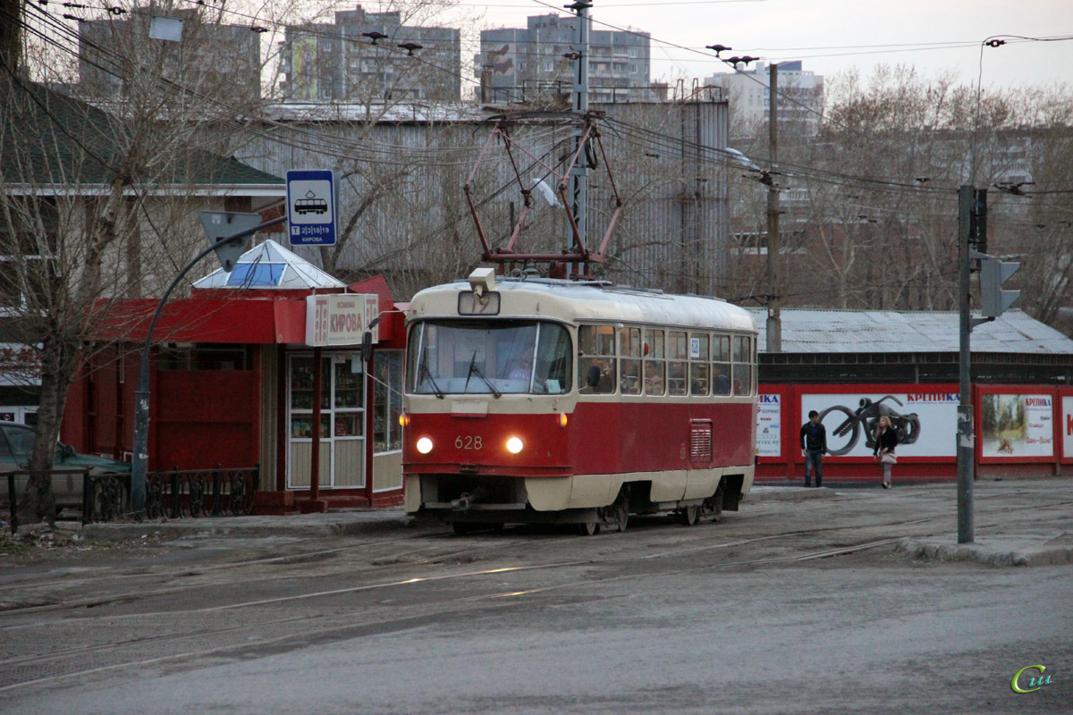 Екатеринбург. Tatra T3 (двухдверная) №628