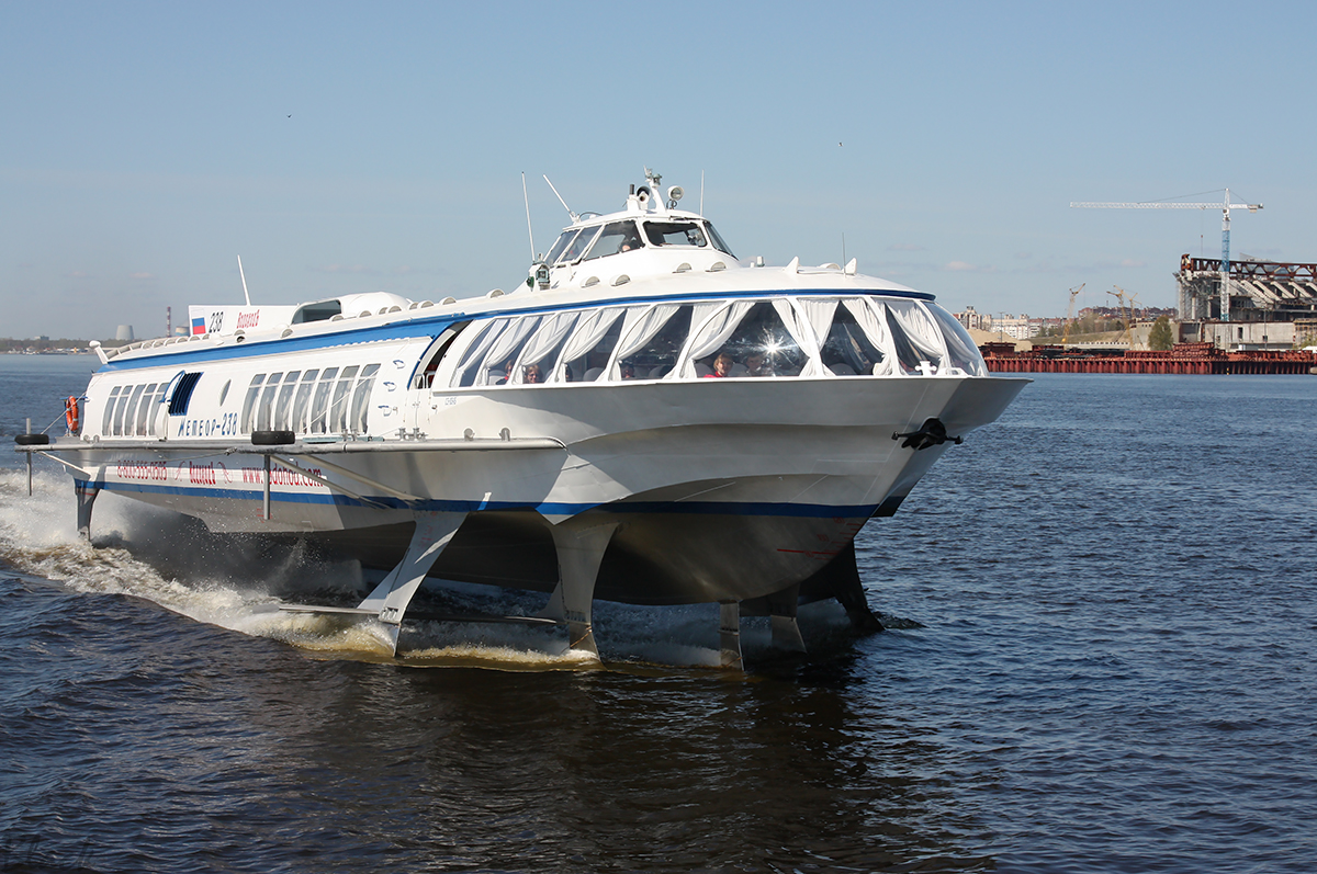 Санкт-Петербург. Судно на подводных крыльях Метеор-238 (проект судна: 342Э, тип судна: Метеор)
