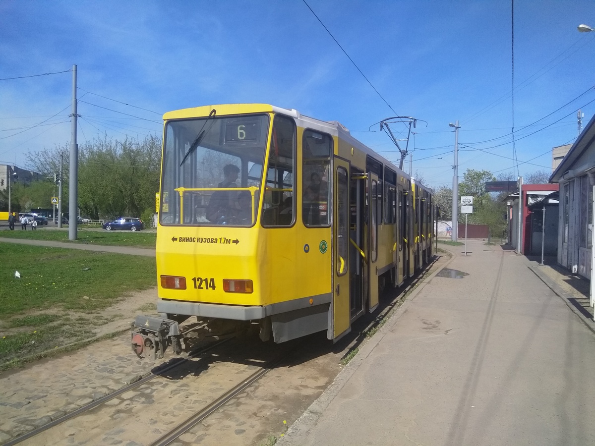 Львов. Tatra KT4DM №1214