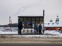 Ногинск. Остановка общественного транспорта Рынок