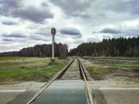 Ногинск. Подъездной путь от станции Ногинск, пересечение с автодорогой 46К-7280