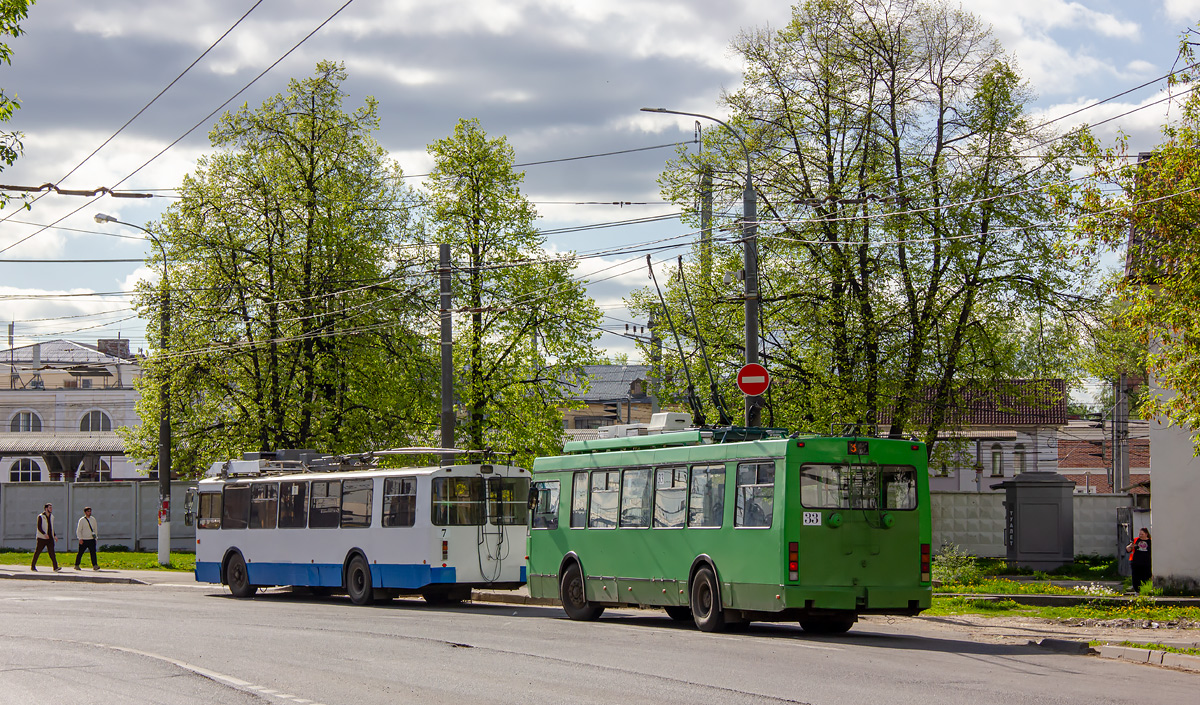 ЗиУ-682 КР Иваново №7, ТролЗа-5264.05 Слобода №33 - Подольск (Россия) -  Фото №310633 - Твой Транспорт