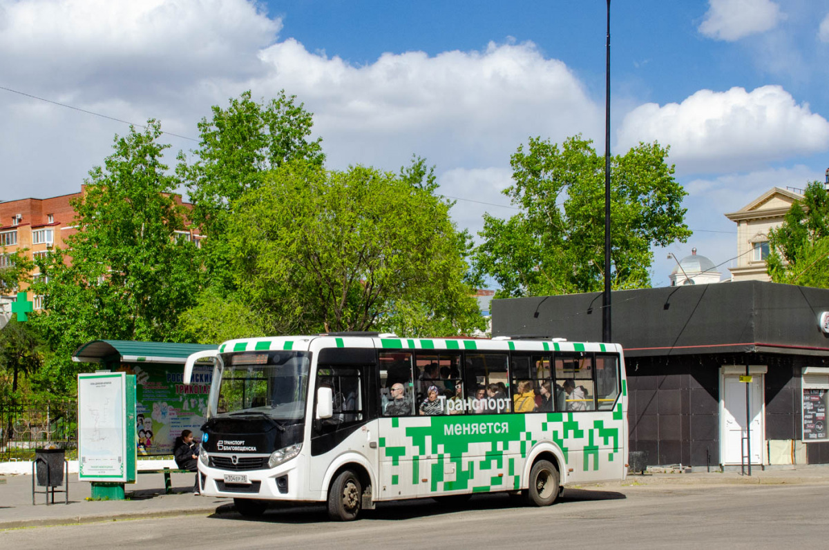 Автобусы в городе благовещенске