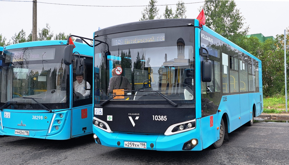 МАЗ-206.947 р443но, Volgabus-4298.G4 (LNG) н259хн - Санкт