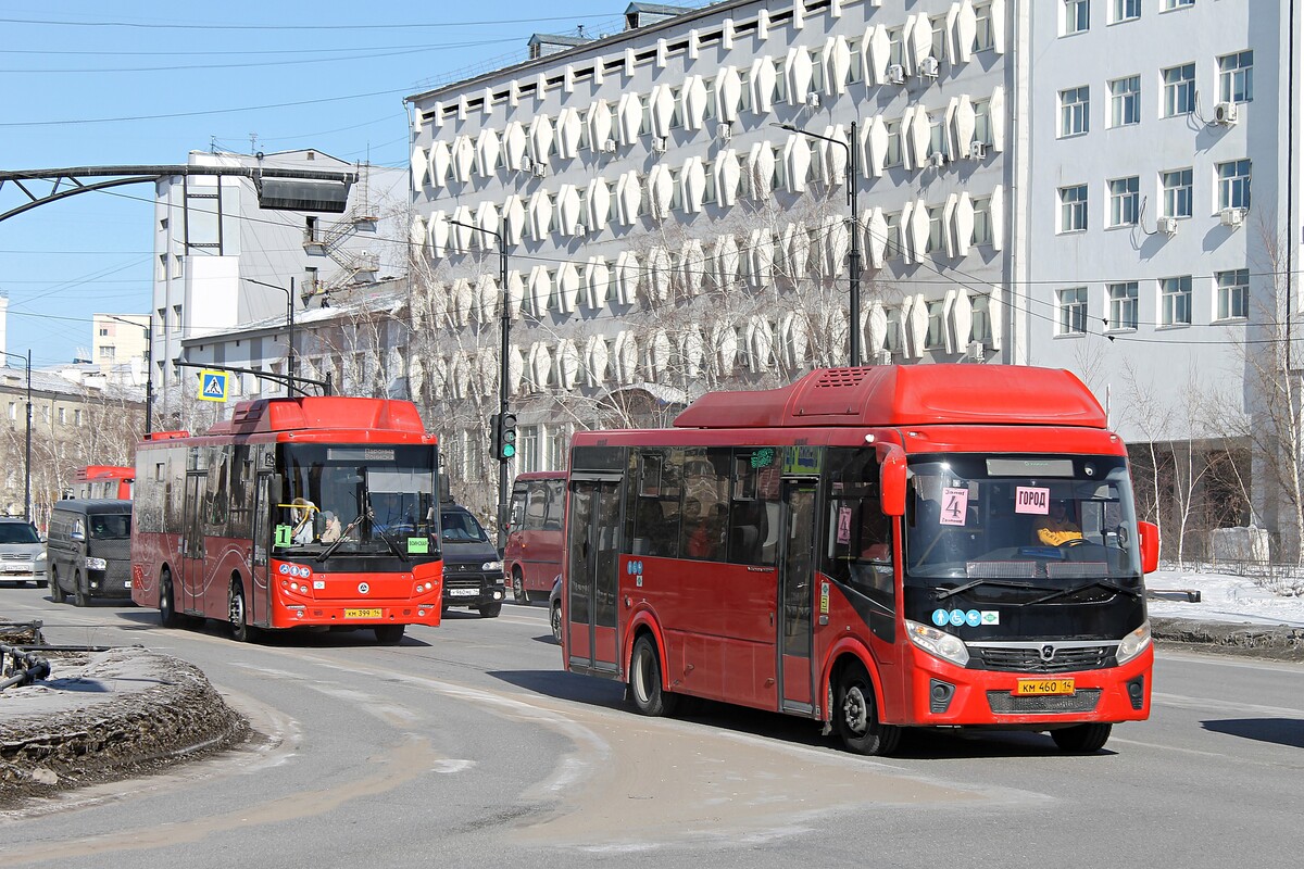 КАвЗ-4270-82 км399, ПАЗ-320415-14 Vector Next км460 - Якутск