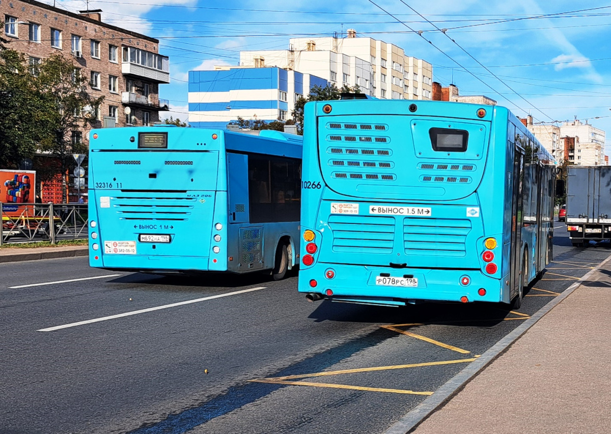 МАЗ-206.945 м692на, Volgabus-5270.G4 (LNG) р078рс - Санкт