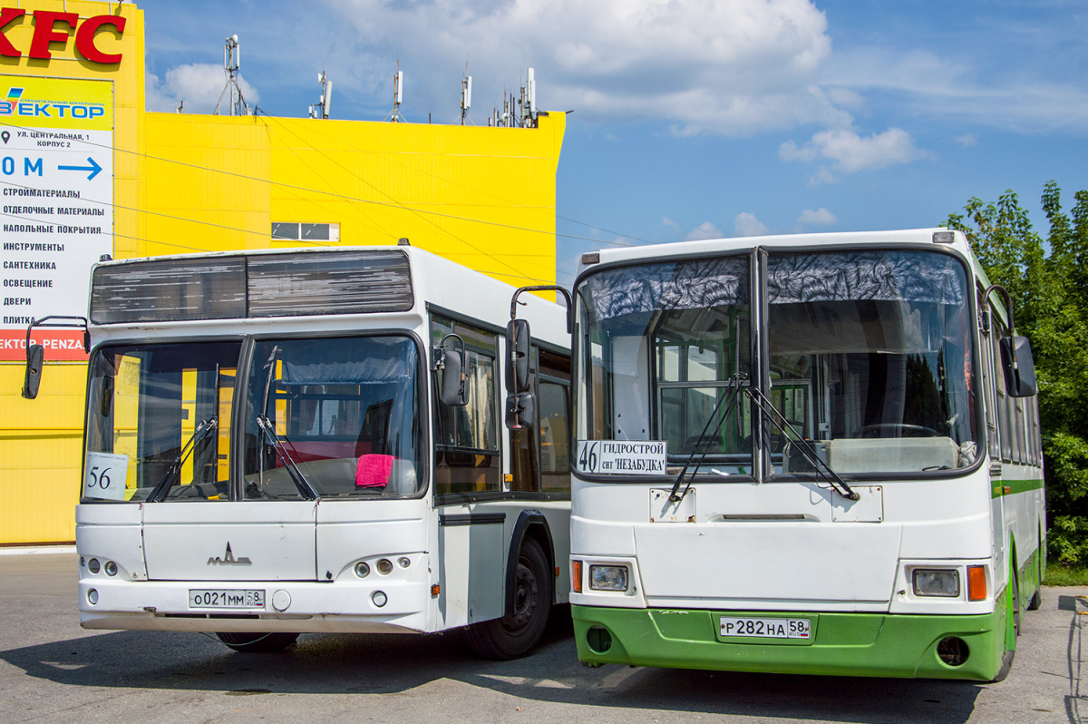 ЛиАЗ-5256.45 р282на, МАЗ-103.465 о021мм - Пенза - Фото №417135 - Твой ...
